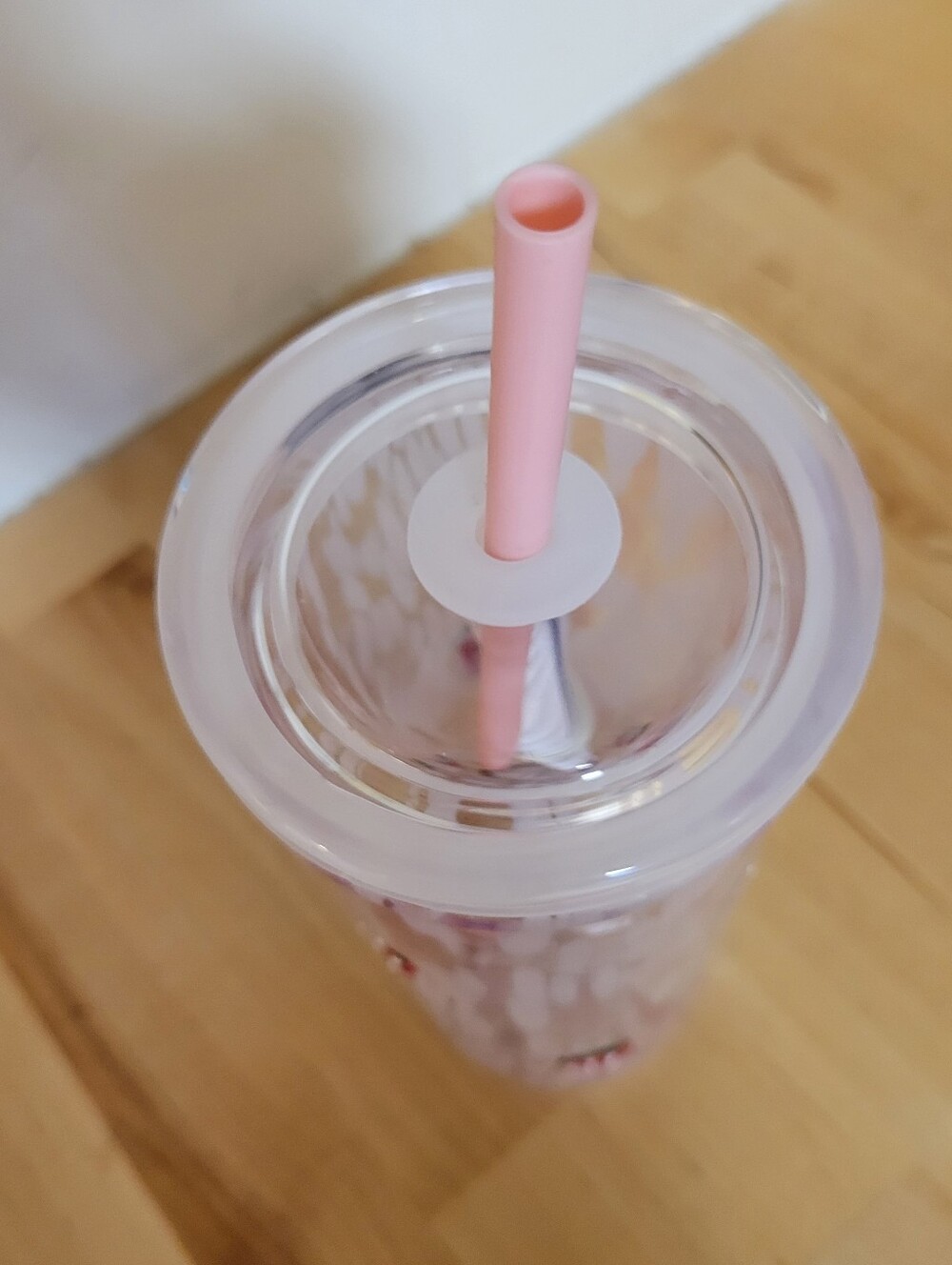 Starbucks Pink Strawberry 16oz Glass Tumbler with Straw - Picture 5 of 9